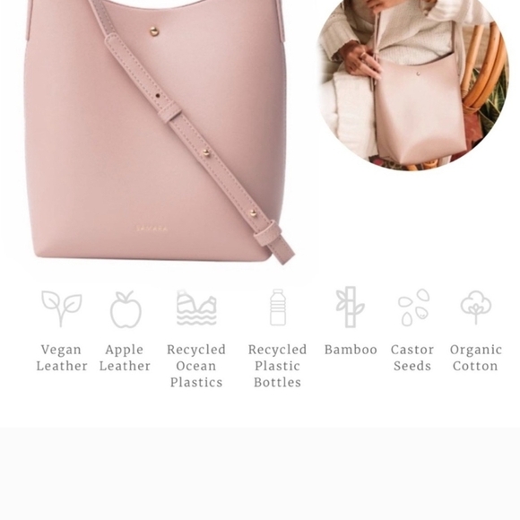 Anthropologie SAMARA medium Shoulder Bag In Peony. NWOT - Picture 5 of 14